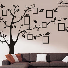 Family Tree Wall Decal With Photo Frames Room Decor