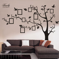 Family Tree Wall Decal With Photo Frames Room Decor