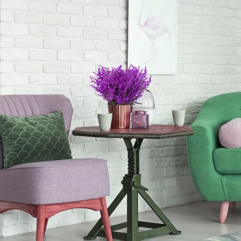 1pc Artificial Lavender Wedding Flower Faux Realistic Simulation DIY Craft