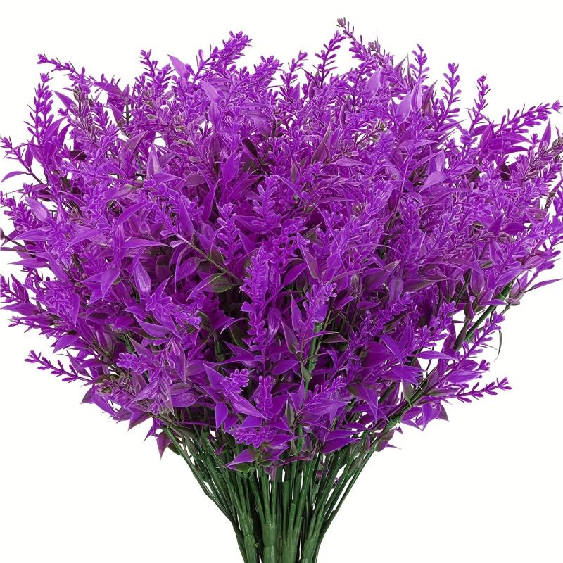 1pc Artificial Lavender Wedding Flower Faux Realistic Simulation DIY Craft