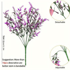 1pc Artificial Lavender Wedding Flower Faux Realistic Simulation DIY Craft