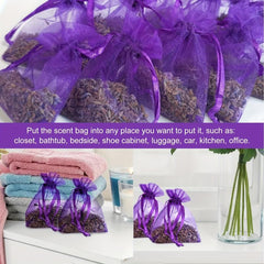 10pcs French Lavender Sachet for Drawers and Closets, Bridal Shower Gift