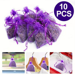 10pcs French Lavender Sachet for Drawers and Closets, Bridal Shower Gift