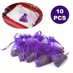 10pcs French Lavender Sachet for Drawers and Closets, Bridal Shower Gift