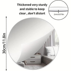2mm Round Mirror Self Adhesive Acrylic Mirror Wall Sticker