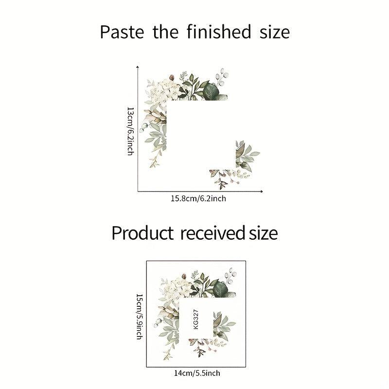 Self Adhesive Plant Flower Switch Sticker for Wall Decoration