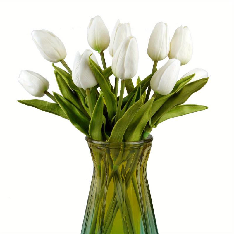 10pcs Realistic Tulip Flowers for Weddings and Home Decor