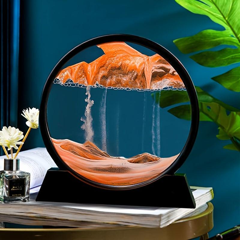 Ocean Theme Quicksand Painting Ornament for Father's Office