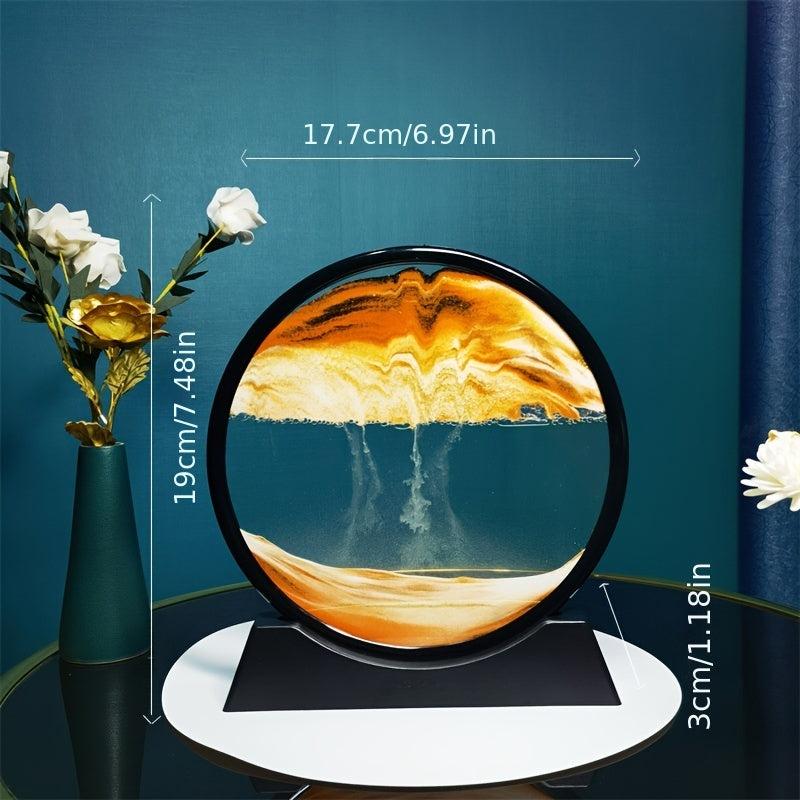 Ocean Theme Quicksand Painting Ornament for Father's Office