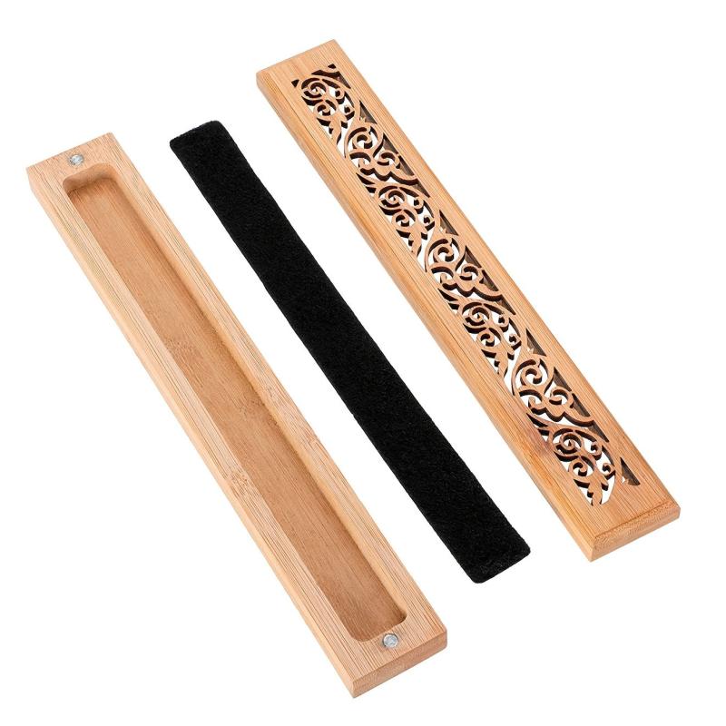 Wooden Incense Holder Aromatherapy Burner for Home Room Decoration