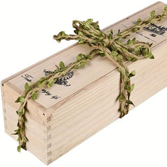10m Artificial Vine Burlap Leaf Ribbon for Jungle Safari Party Decor