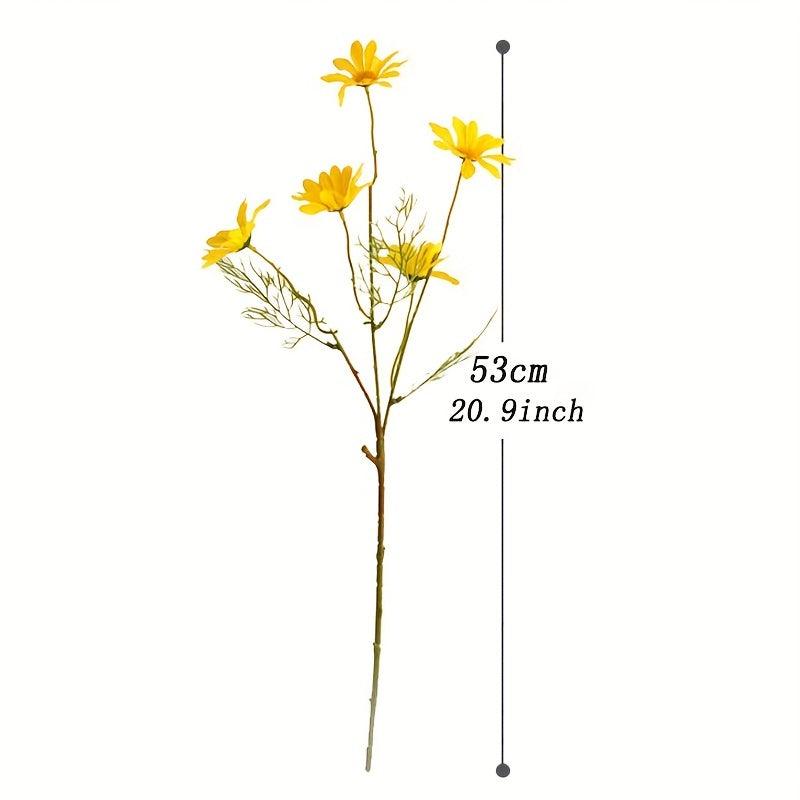 Artificial Daisy Flowers Bulk Bouquets Real Touch Faux Flowers