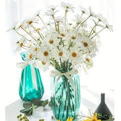 Artificial Daisy Flowers Bulk Bouquets Real Touch Faux Flowers