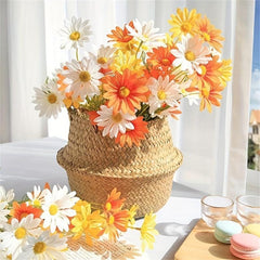 Artificial Daisy Flowers Bulk Bouquets Real Touch Faux Flowers