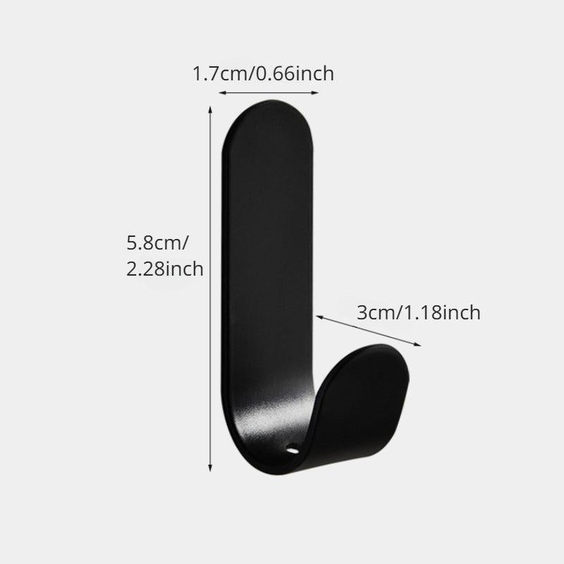 Stainless Steel Wall Organizer Hook Door Key Cloth Hanger Bathroom Towel Holder