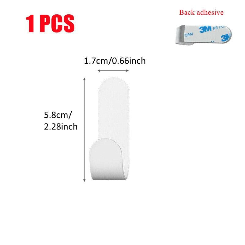 Stainless Steel Wall Organizer Hook Door Key Cloth Hanger Bathroom Towel Holder