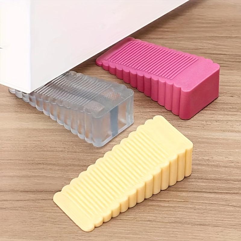 Silicone Door Stopper Large Size Reusable Shock Absorbent Block Wedge Doorstops