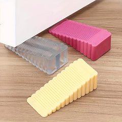Silicone Door Stopper Large Size Reusable Shock Absorbent Block Wedge Doorstops