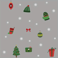 Christmas Static Sticker Santa Claus Elk Snowman Decoration Toilet Sticker
