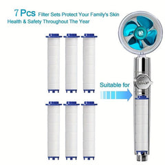 7pcs Shower Filter For Handheld Shower Head - Chlorine Removal