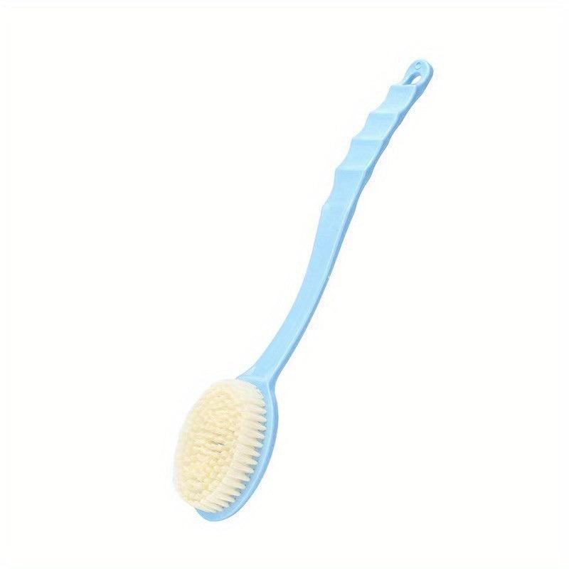 Long Handle Back Scrub Brush Soft Bristles Bath Massage Brush