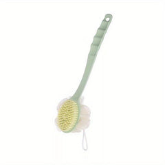Long Handle Back Scrub Brush Soft Bristles Bath Massage Brush