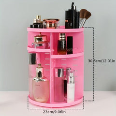 360 Rotating Cosmetic Storage Box Acrylic Lipstick Skin Care Rack