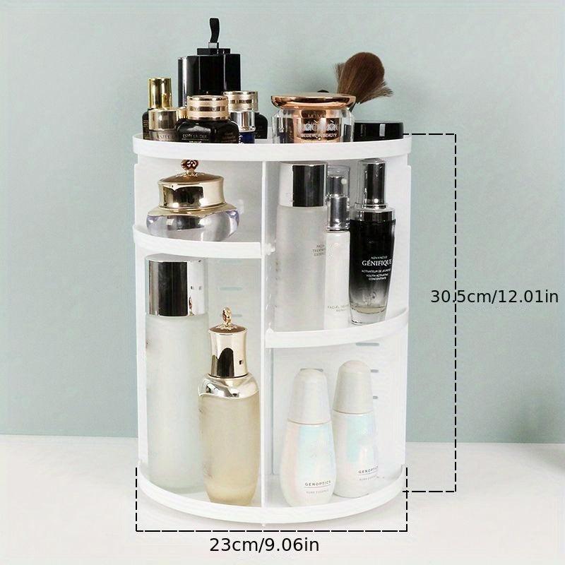 360 Rotating Cosmetic Storage Box Acrylic Lipstick Skin Care Rack