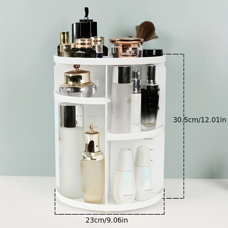 360 Rotating Cosmetic Storage Box Acrylic Lipstick Skin Care Rack