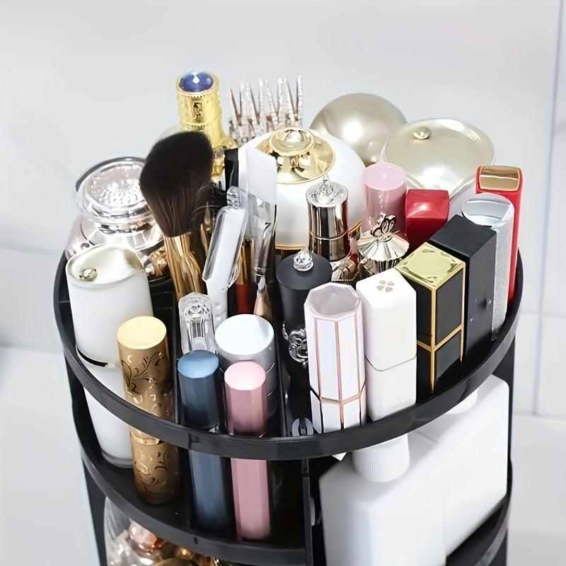 360 Rotating Cosmetic Storage Box Acrylic Lipstick Skin Care Rack