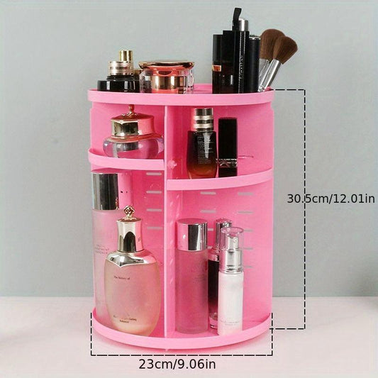 360 Rotating Cosmetic Storage Box Acrylic Lipstick Skin Care Rack