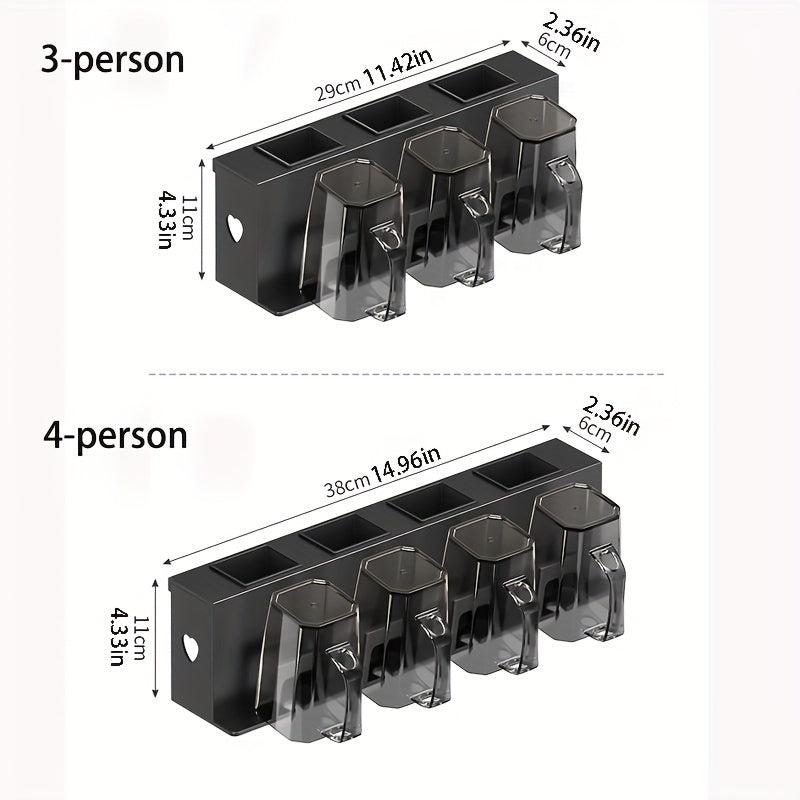 Toothbrush Holder with Gargle Cup Organizer