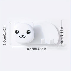 Wall Mounted Toothpaste Toothbrush Holder Rack