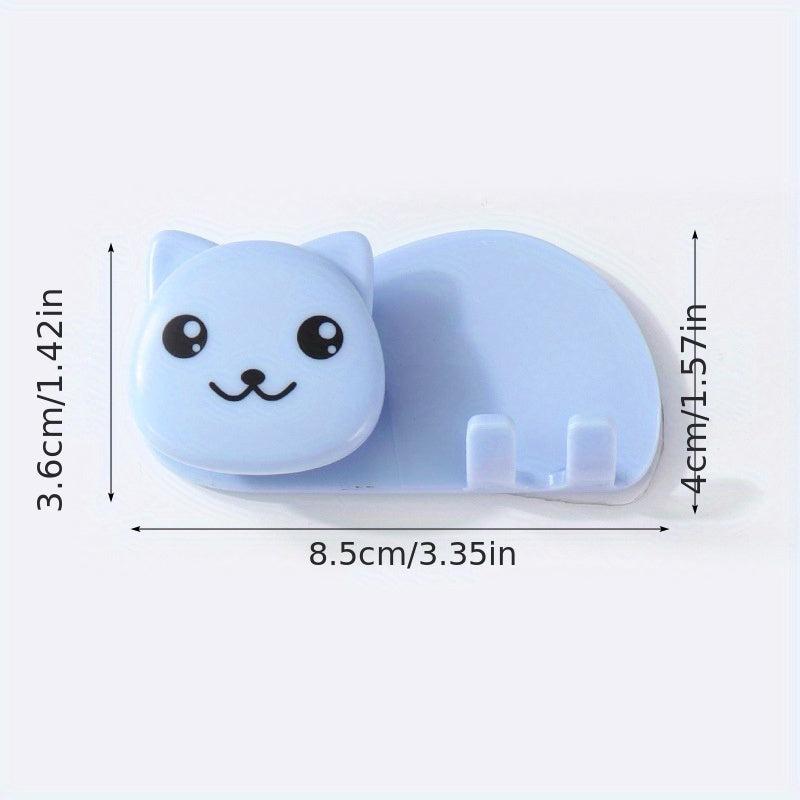 Wall Mounted Toothpaste Toothbrush Holder Rack