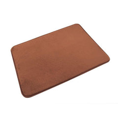 Soft Coral Fleece Bath Rug Non Slip Absorbent Mat