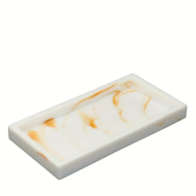 Resin Sanitizer Tray for Bathroom Toiletries Storage