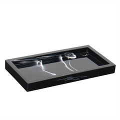 Resin Sanitizer Tray for Bathroom Toiletries Storage