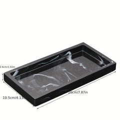 Resin Sanitizer Tray for Bathroom Toiletries Storage