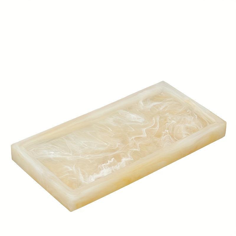 Resin Sanitizer Tray for Bathroom Toiletries Storage
