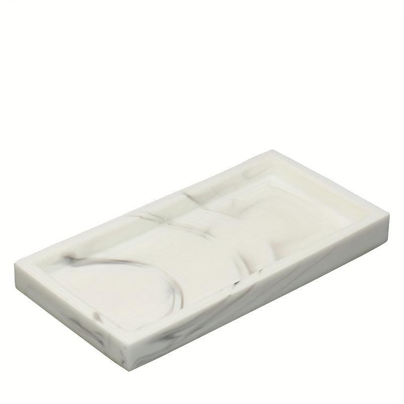 Resin Sanitizer Tray for Bathroom Toiletries Storage