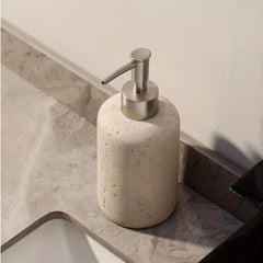 Resin Soap Dispenser Marble Pattern Countertop Lotion Bottle