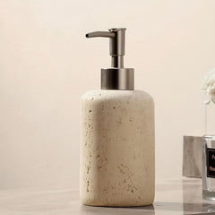 Resin Soap Dispenser Marble Pattern Countertop Lotion Bottle