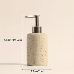 Resin Soap Dispenser Marble Pattern Countertop Lotion Bottle
