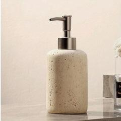 Resin Soap Dispenser Marble Pattern Countertop Lotion Bottle