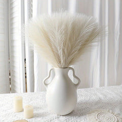 10pcs Boho Pampas Grass 16.54in Faux Flower for Vase Filler Wedding Decor