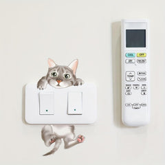 Cat Pattern Wall Sticker for Bedroom or Living Room Decor