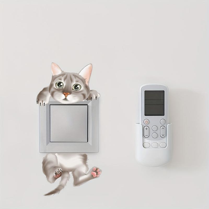 Cat Pattern Wall Sticker for Bedroom or Living Room Decor