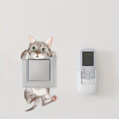 Cat Pattern Wall Sticker for Bedroom or Living Room Decor