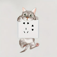Cat Pattern Wall Sticker for Bedroom or Living Room Decor
