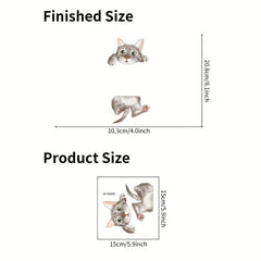 Cat Pattern Wall Sticker for Bedroom or Living Room Decor
